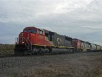CN 5796 on the first of two SD75I-led northbounds